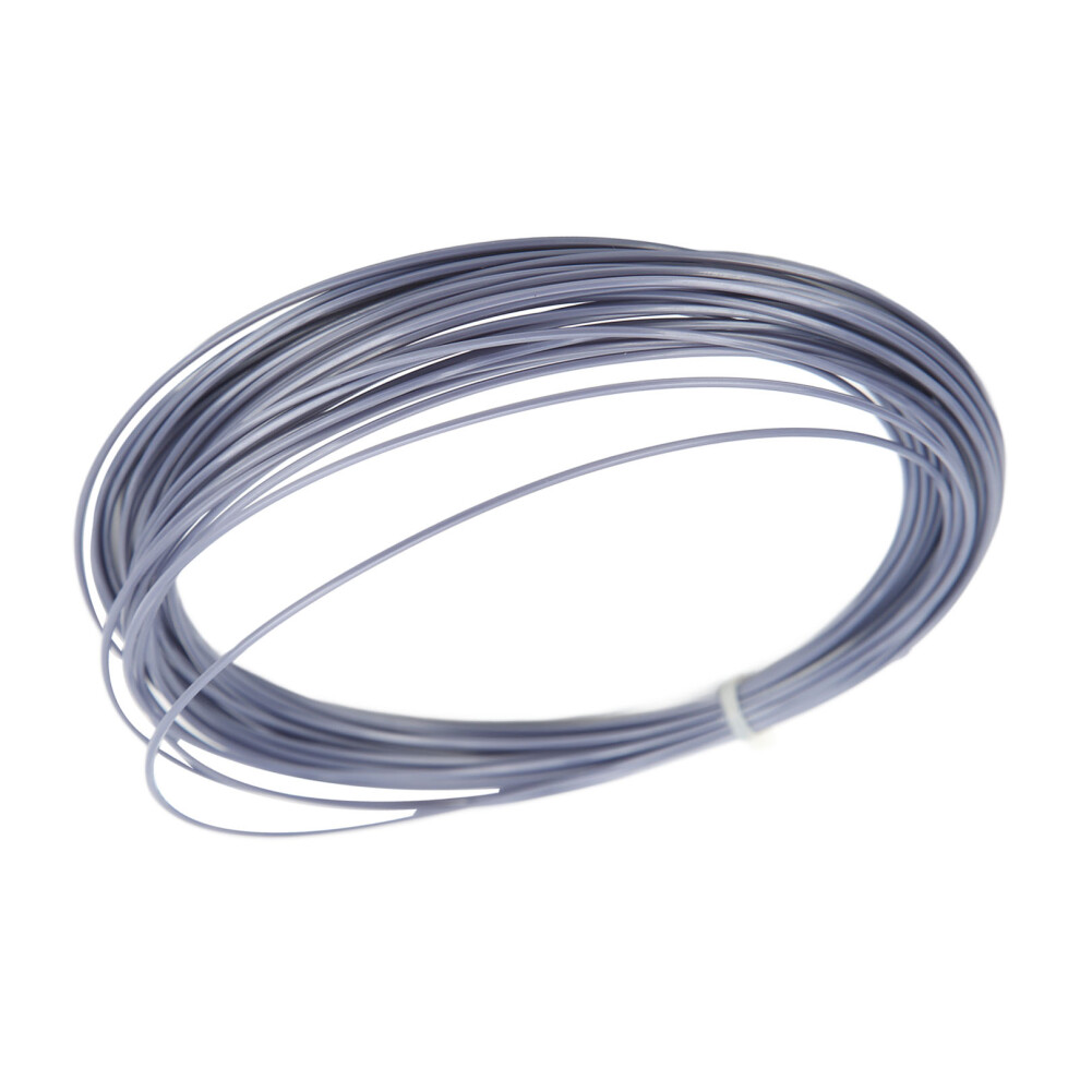 Professional Grey Polyester Tennis String - 12m/39.4ft, 1.24mm-image-OPC-PMPZXHJ-NEW
