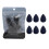 Mini Makeup Sponge Set 6 Pack - For Foundation Powder Eyeshadow Highlighting 3