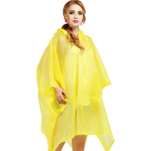 Oversized EVA Raincoat Windproof Rainwear Hiking Gear-Yellow