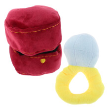 Flauschiger Roter Plüschring Schmuck Für - Geschenkidee