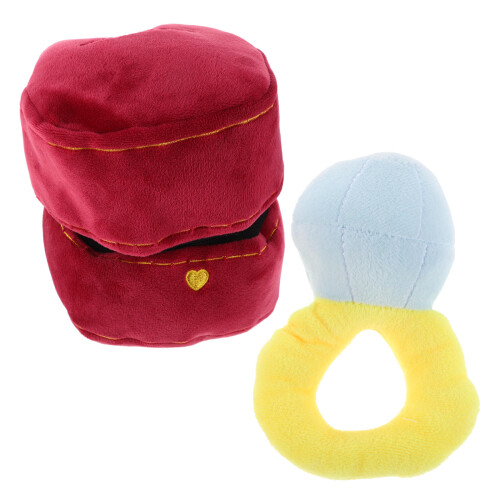 Flauschiger Roter Plüschring Schmuck Für - Geschenkidee
