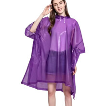 MultiPurpose EVA Raincoat Adult Waterproof Packable-Purple