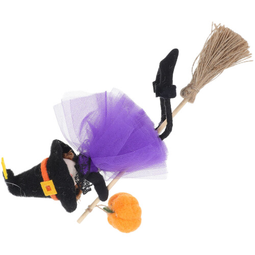 5Stk Halloween Hexen Hängeschmuck Mit Kürbis Holz 2
