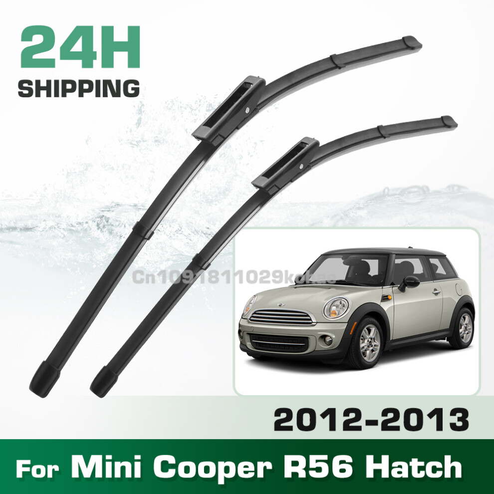 (Left Drive) For Mini Cooper R56 Hatch 2012-2013 Lhd&Rhd Front Wiper Blades Windshield Windscreen Window Brush 6935159277949