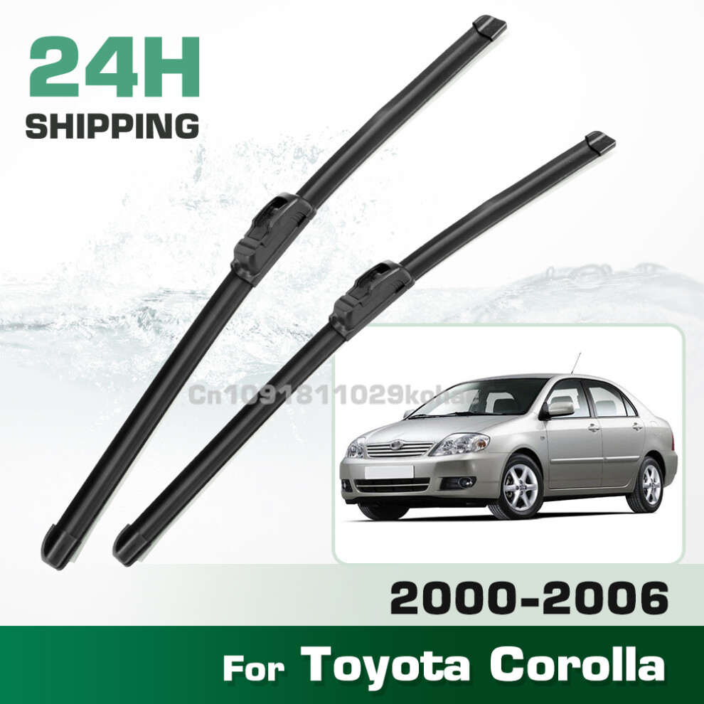 For Toyota Corolla E120 E130 120 130 2000-2006 2001 2002 2003 2004 Lhd&Rhd Front Wiper Blades Windshield Windscreen 6935159277734