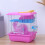 Double Couche Cage Pour Hamster Chinchilla (Rose) 8