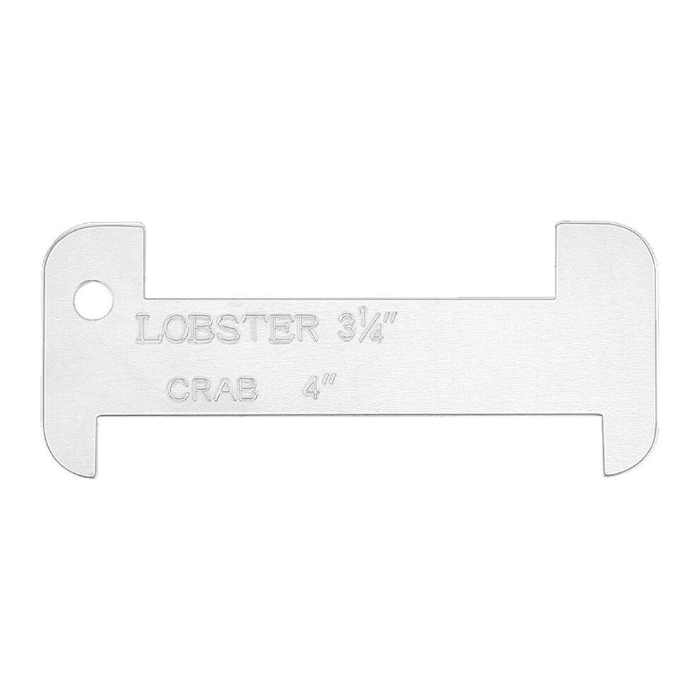 Acrylic Seafood Sizer Measuring Device For Lobster Crabs Sizing 7695000264335