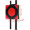 Boxing Wall For Boxing Training Shield Lock Pad - Wall Mounted, Red, Gym Shield Lock Pad, Durable 3