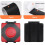 Boxing Wall For Boxing Training Shield Lock Pad - Wall Mounted, Red, Gym Shield Lock Pad, Durable 4