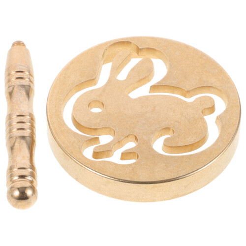 4Pcs Brass Incense Press Tool Golden Ash Mold for DIY Use 1