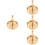 4Pcs Brass Incense Press Tool Golden Ash Mold for DIY Use 8