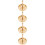 4Pcs Brass Incense Press Tool Golden Ash Mold for DIY Use 10