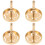 4Pcs Brass Incense Press Tool Golden Ash Mold for DIY Use 7