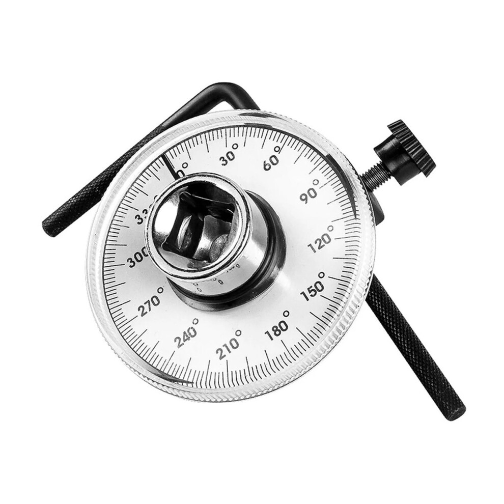 Torque Wrench With Gauge Long Handle Auto Repair Tool Precision Accuracy Silver 9105992887880