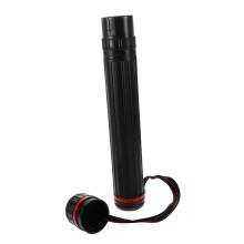 Extendable Plastic Telescopic Drawing Tube for Poster Storage Black Extra-Small Lightweight Durable With Shoulder Strap