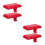 4Pcs Holiday Red Iron Stocking Hooks for Fireplace Mantel 5