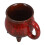 Red Ceramic Halloween Witch Cup Spooky Coffee Mug for Home Use 11