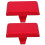 4Pcs Red Metal Mantel Stocking Holders for Fireplace 1