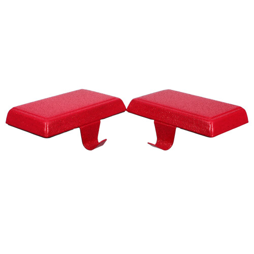 4Pcs Iron Stocking Holder Hooks Red Mantel Fireplace Use 2