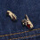 2Pcs Alloy Brooch Creative Hand Shape Chic Corsage Multi Color Decor 7