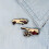 2Pcs Alloy Brooch Creative Hand Shape Chic Corsage Multi Color Decor 8