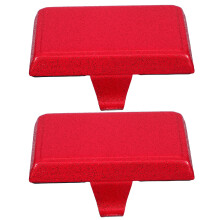 4Pcs Red Metal Mantel Stocking Holders Sturdy Hooks for Fireplace Use