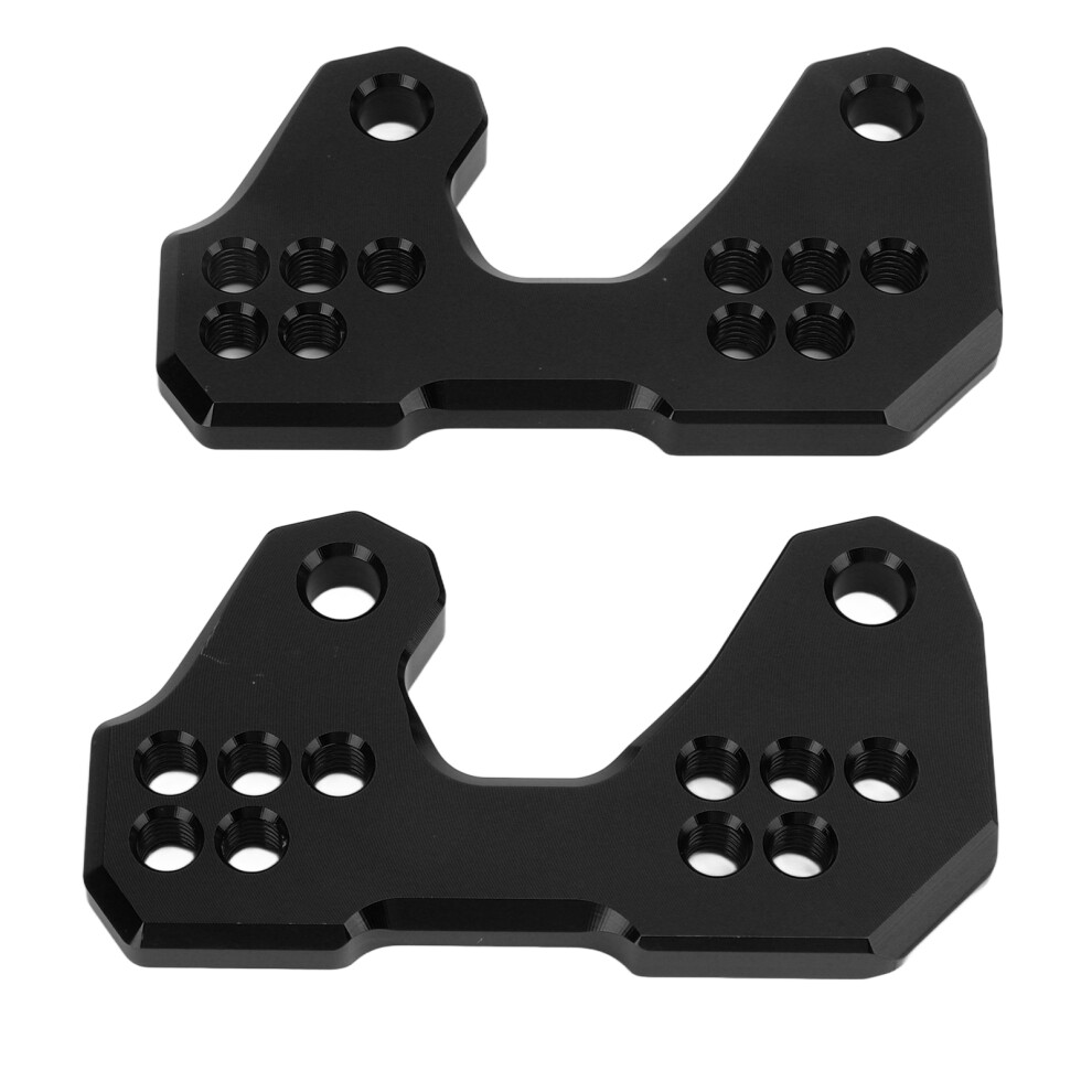 2Pcs Cnc Aluminium Foot Peg Bracket For Yzf R3 Mt03 Mt25 Black 4321357676509