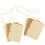 4St Rustiek DIY Bruiloft Boekje Beige Kraft Papier 5