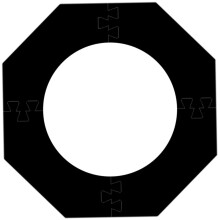 Dartboard Surround EVA Octagonal Backboard Ring Detachable Black Wall Protector For Home Club Bar