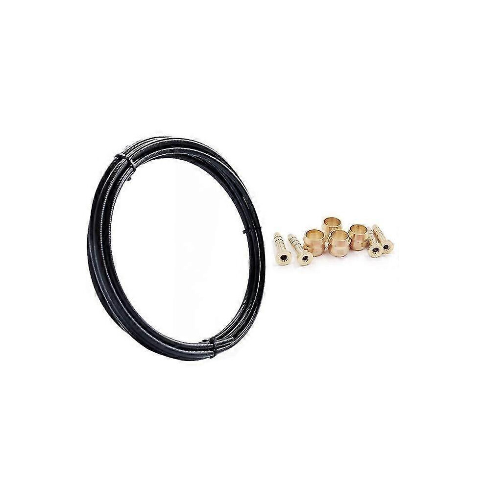 Kikidex (As Show, A) Bike Hydraulic Disc Brake Hose Mtb Bicycle Oil Tube Pipe Olive Insert Barb Kit Biking Portable\Xa0dustproof Cycling Parts Green