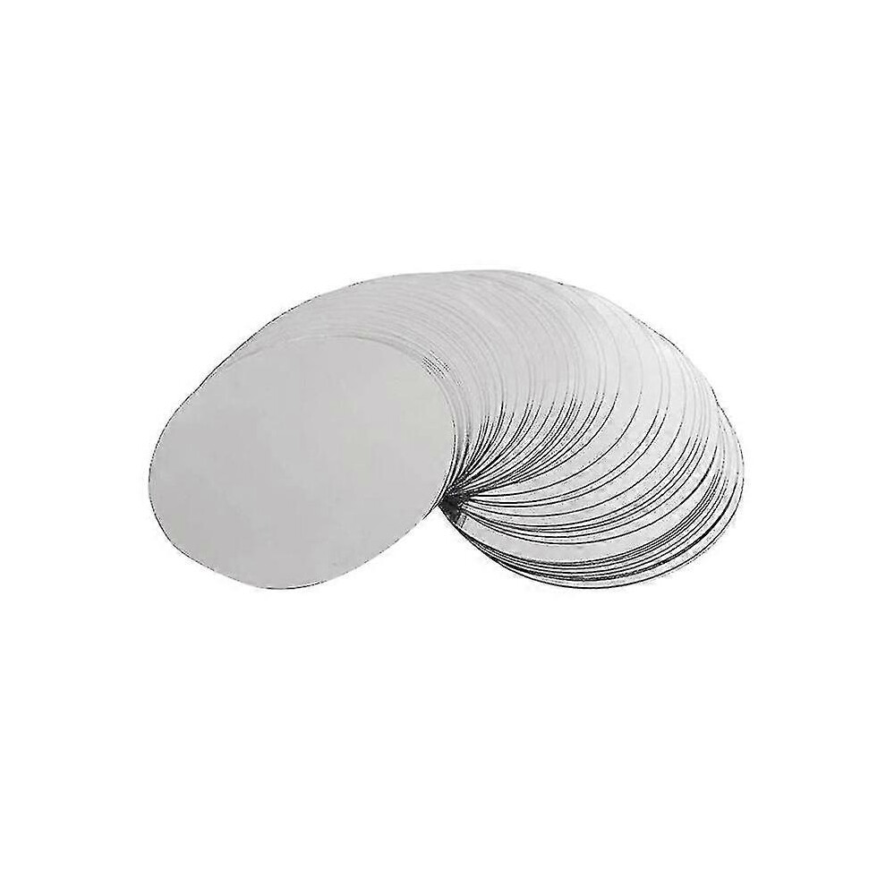 Kikidex (As Show, One Size) 150 Pcs 3 Inch Silver Wine Pourer Discs Drip-Proof Drop Drip Stop Pouring Pour Spout Pour Wine Thin