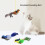 Interactieve kattenteaser Tjilpende kittens Vogelspeelgoed 2