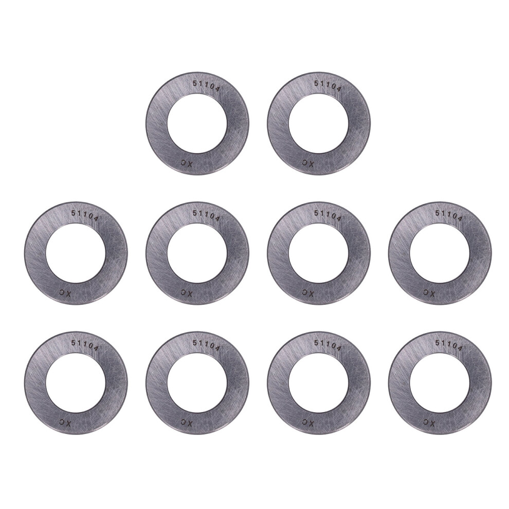 10Pcs Thrust Ball Bearings Kit 9-11Mm Axial Metal Bearings 4051357677823