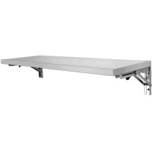Stainless Steel Folding Wall Shelf 50cm For Food Trucks Kitchens Restaurants Laundry Garage Storage 40x50cm 16x20in