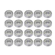 20 pezzi di cuscinetti sigillati in ferro 624-628 (4-8 mm ID)