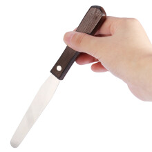 Metallwachs-Mischmesser mit Holzgriff Haarentfernungs- und Auftragstool