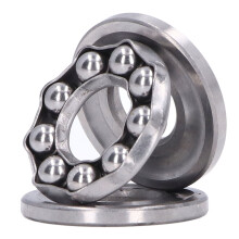 Hochpräzises 10 Stück Satz Axialkugellager, Metall, Größen 10-25 mm