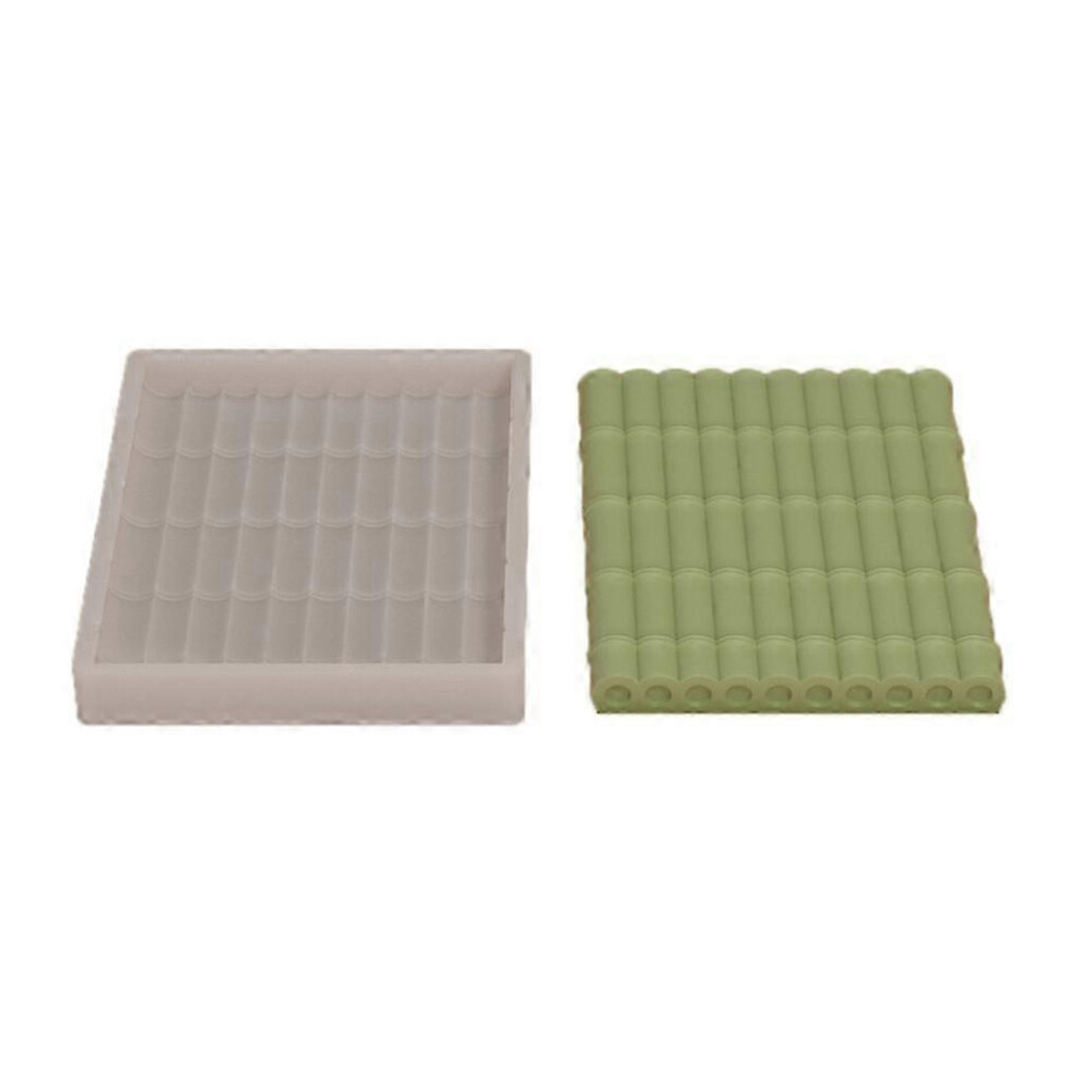 Kikidex (As Show, 4 Long Bamboo Tubes) Silicone Mould Bamboo Shoot Resins Mould Panda Candle Molds Diy Candle Making