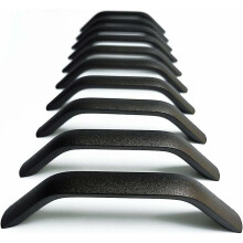 (As show, One size) 10X Door Handles Drawer Knobs Kitchen Cabinet Handles Cupboard Drawer Bedroom Furniture Pull Black Center Distance 160mm