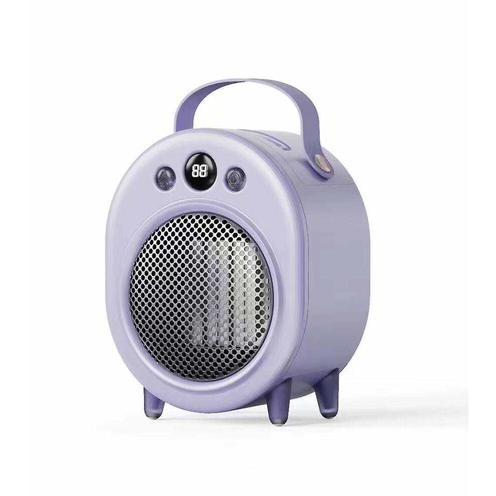 Kikidex (As Show, One Size) Desktop Heater Small Home Bedroom Portable Heater Digital Display Timer Heater