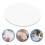 5 Pièces Plaque Transparente Ronde Cercles Pour DIY 4