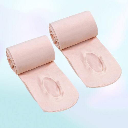 2 Paia Elasticizzati Per S 100-130 Cm Rosa 1
