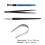 1 Set/4 Stycken Tastatur Kit Switch Stift Hållare 7