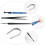 1 Set/4 Stycken Tastatur Kit Switch Stift Hållare 8