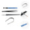 1 Set/4 Stycken Tastatur Kit Switch Stift Hållare 5