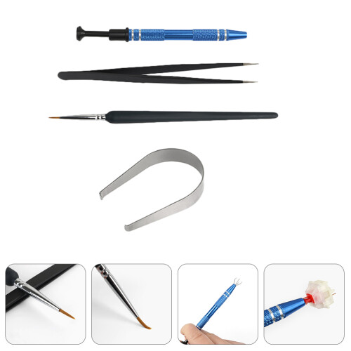 1 Set/4 Stycken Tastatur Kit Switch Stift Hållare 2