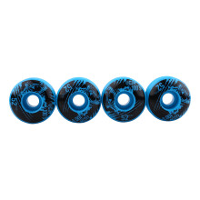 PU-Material Longboardrollen 52mm x 30mm 4er Set Outdoor Cruiser Blau Skate