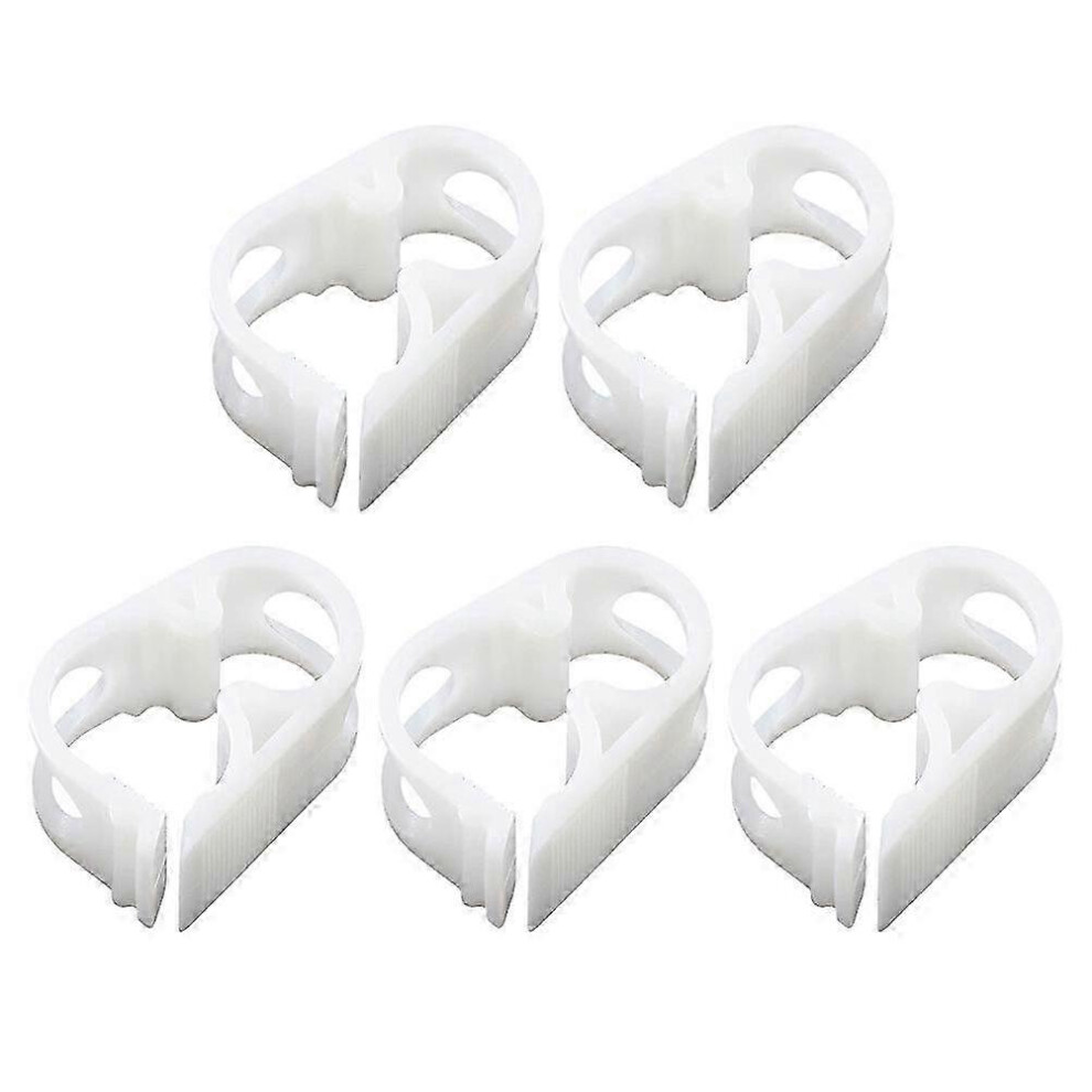 Kikidex (As Show, One Size) 5Pcs Plastic Tubing Clamps Tube Clamp For Infusion Bottle Laboratory Valves Flow Control