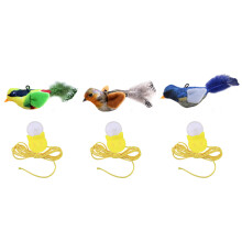 Cats Toy Realistic Teaser Chirping Play Toy Sparrow