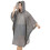 Imperméable confortable de tissu résistant de larme de-Gris 1